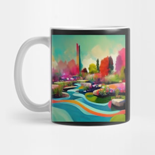 psychedelic river 02 Mug